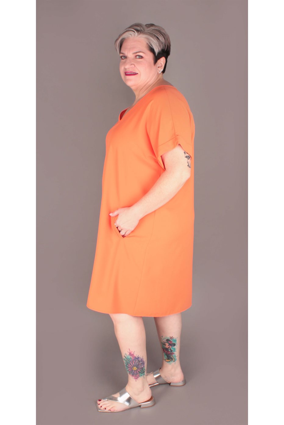 Mandarin Extensible Dress 